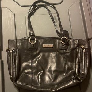 Coach Gallery tote black leather